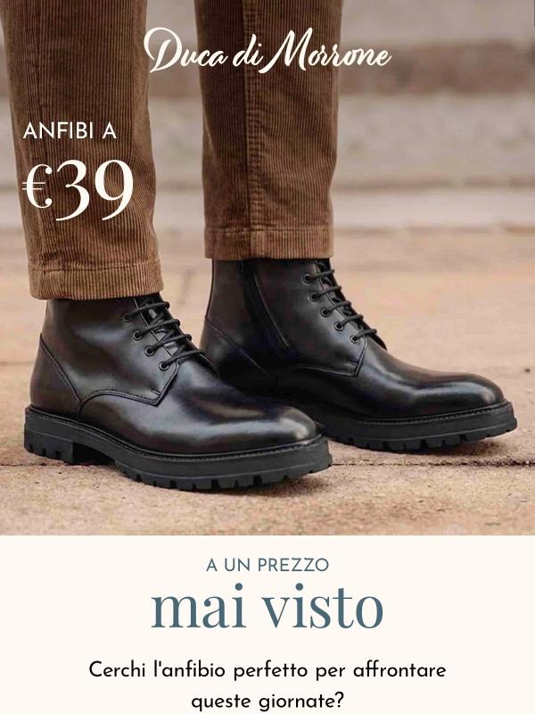 Anfibi a soli 39€!