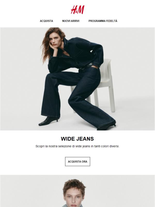 Novità: jeans wide leg