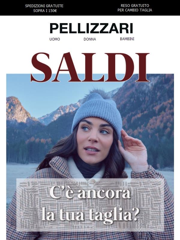 SALDI: la taglia perfetta a portata di click!