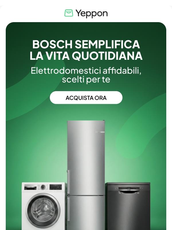 Accesso anticipato - Offerte esclusive Bosch all'interno