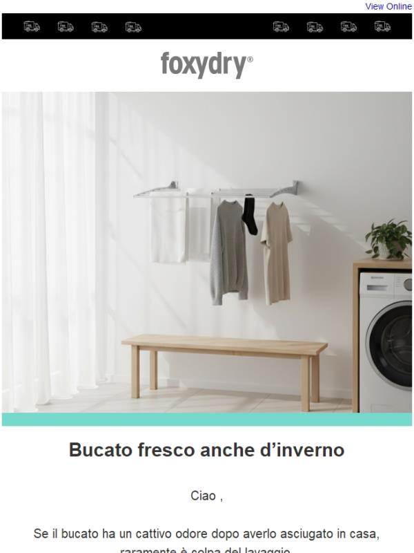 Come asciugare in casa senza cattivi odori