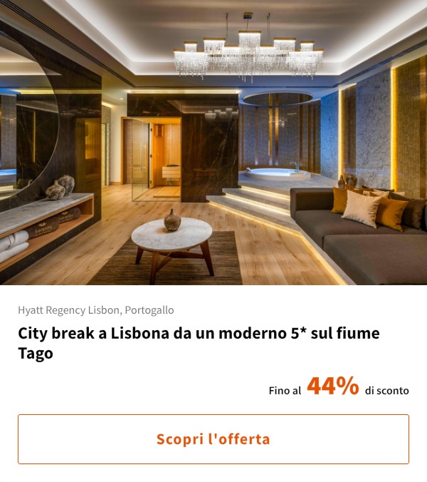 City break a Lisbona da un moderno 5* sul fiume Tago