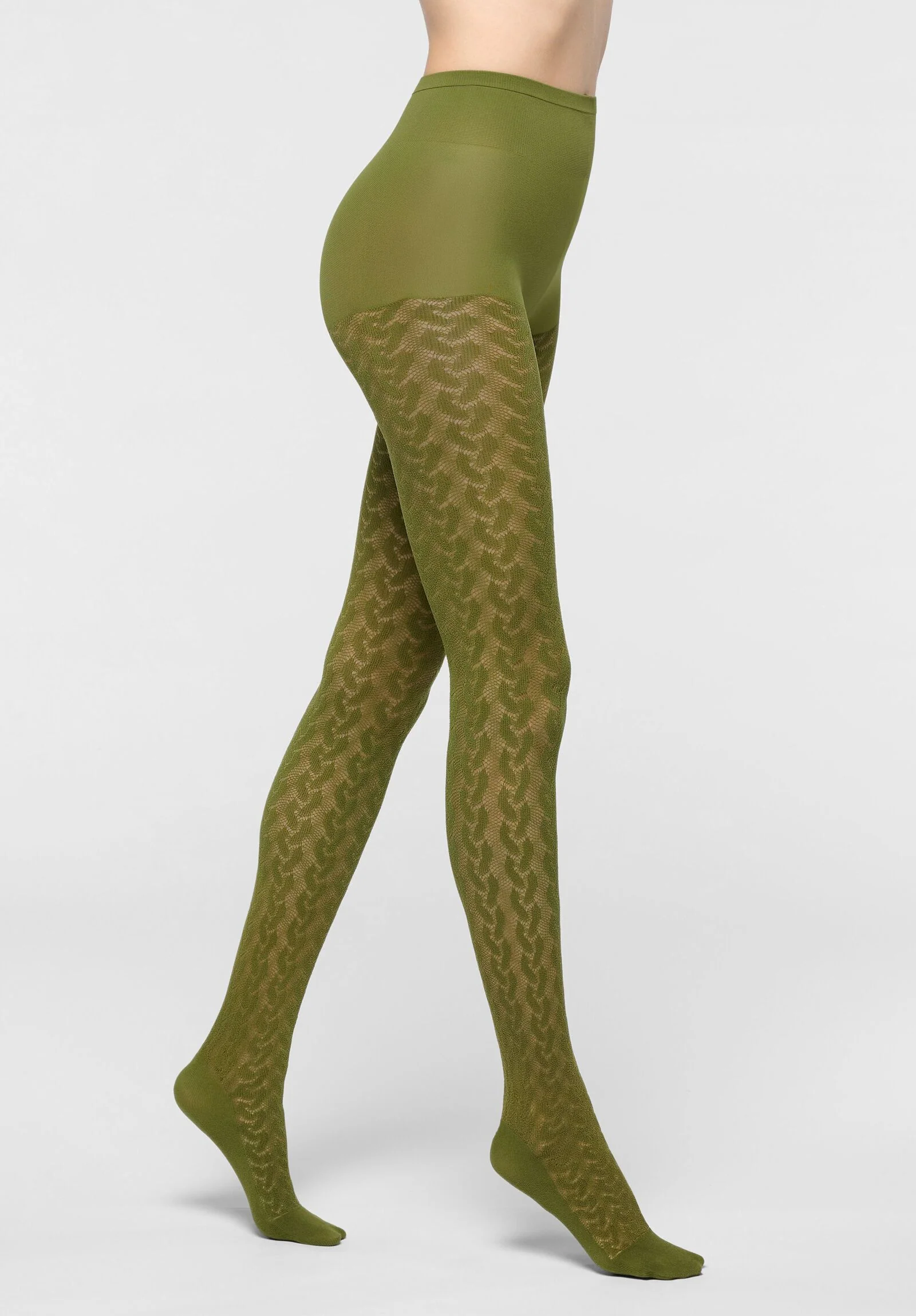 Image of Collant Bio-Derived Sneakers Wave - Verde