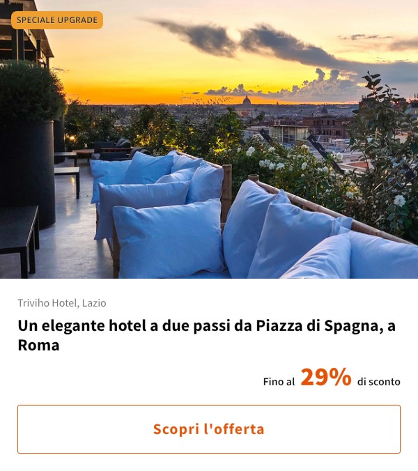 Un elegante hotel a due passi da Piazza di Spagna, a Roma