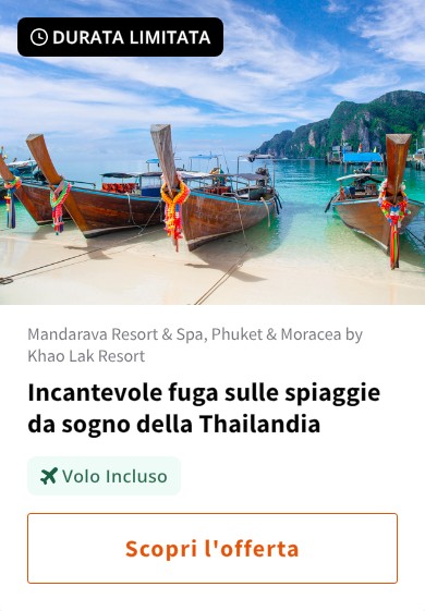 Incantevole fuga sulle spiaggie da sogno della Thailandia