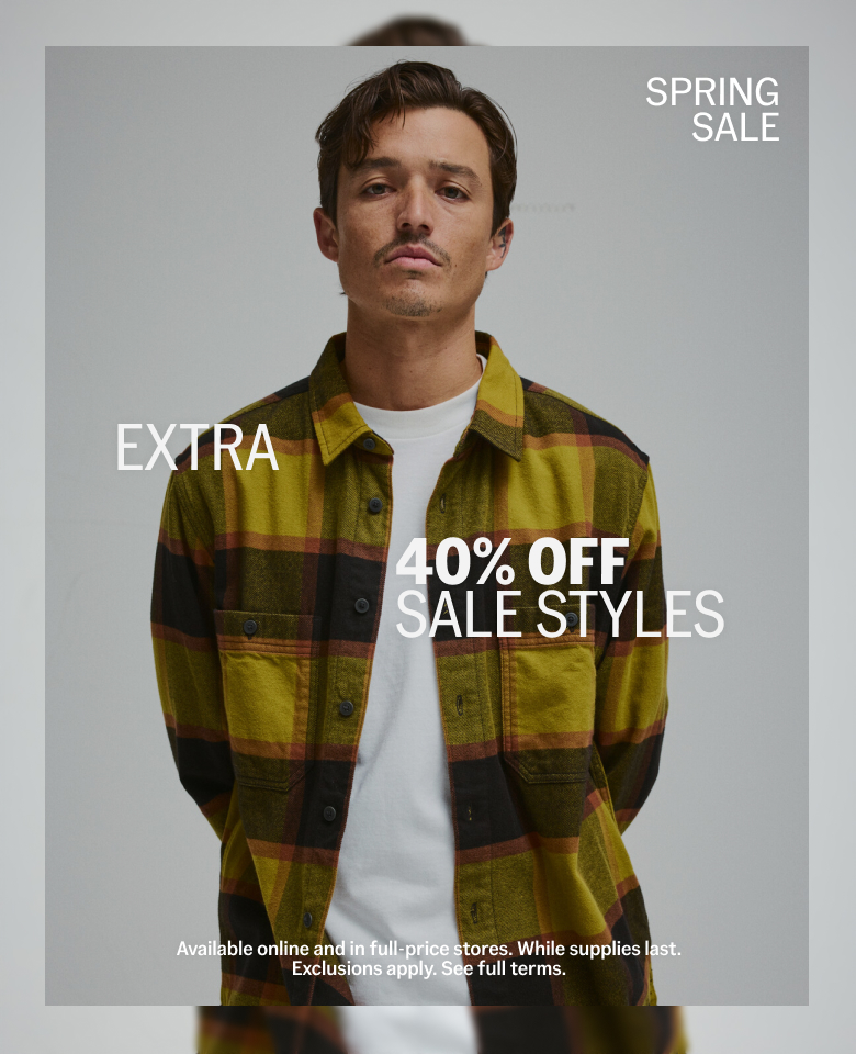 SPRING SALE: EXTRA 40% OFF SALE STYLES