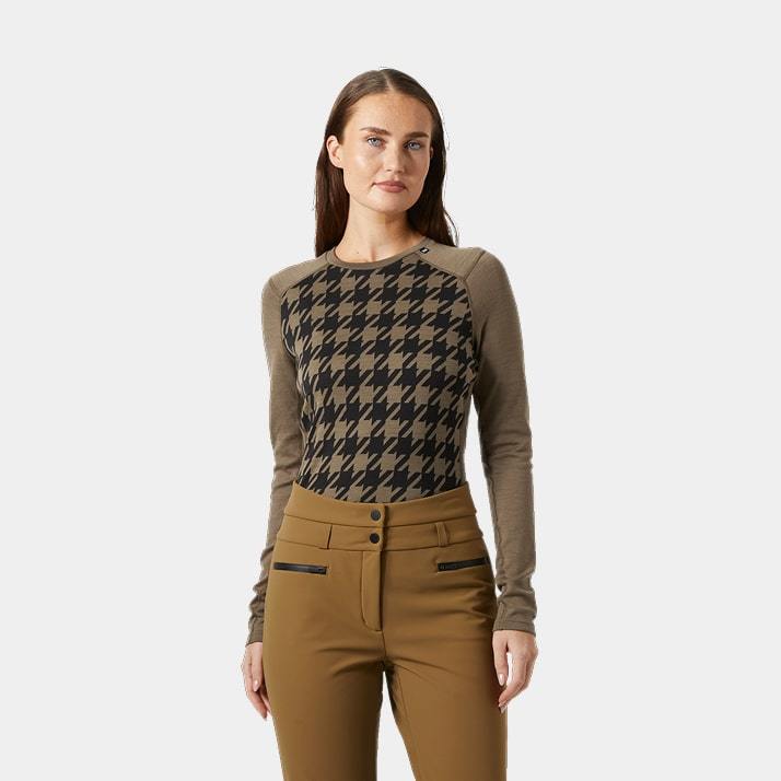 Women’s LIFA® Merino Midweight Graphic Long-Sleeve Crew Base Layer