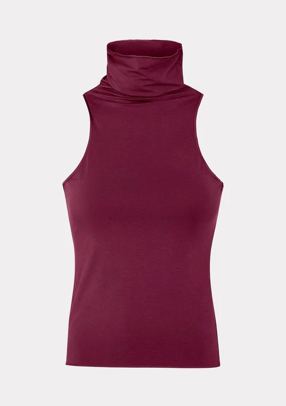 Canotta a Lupetto Donna F**K Bordeaux W0600-BD