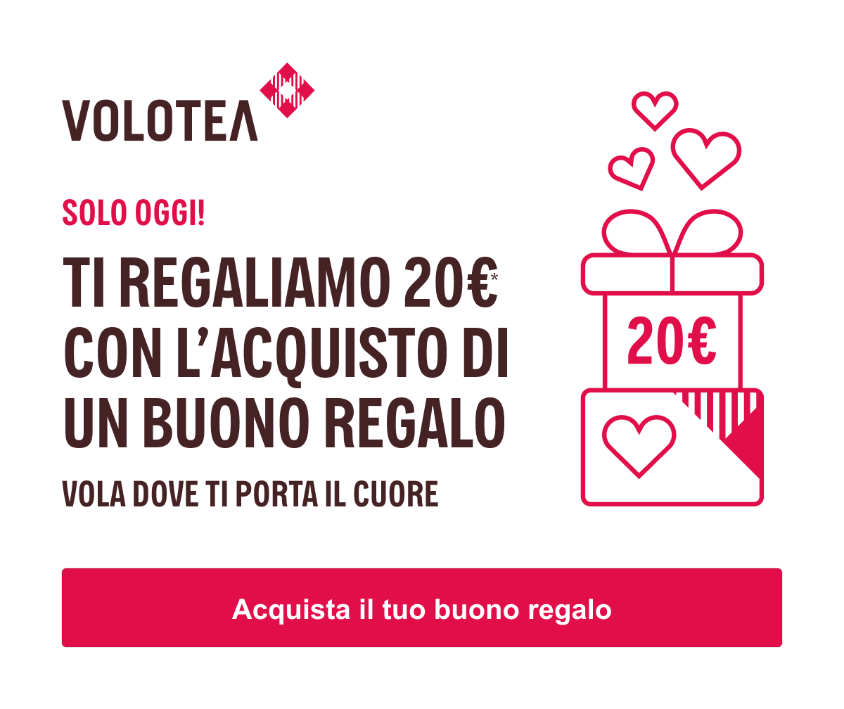 NUOVO BUONO REGALO VOLOTEA - ORA PUOI REGALAREL’AVVENTURA DEL VIAGGIO