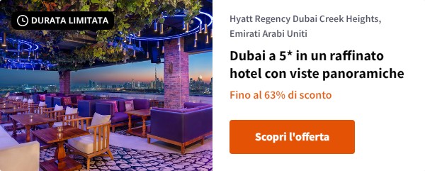 Dubai a 5* in un raffinato hotel con viste panoramiche