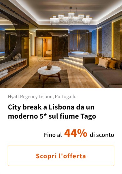 City break a Lisbona da un moderno 5* sul fiume Tago