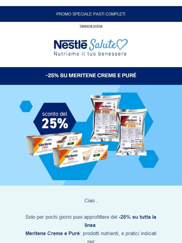 PROMO SPECIALE su Meritene Creme e Purè! 💪