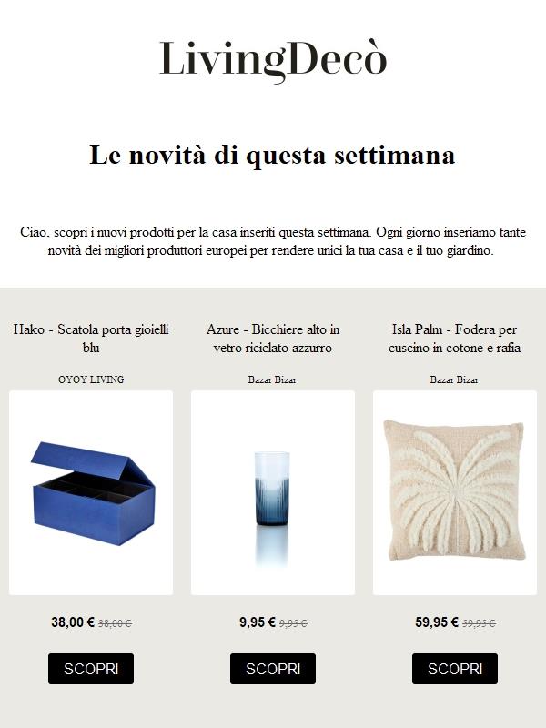 Scopri le novità di questa settimana