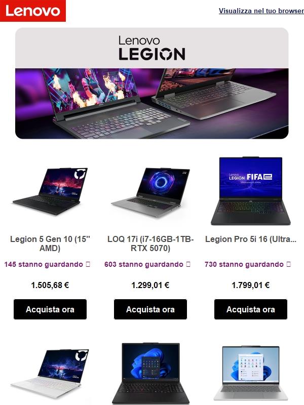 Nuove scelte personalizzate solo per te!