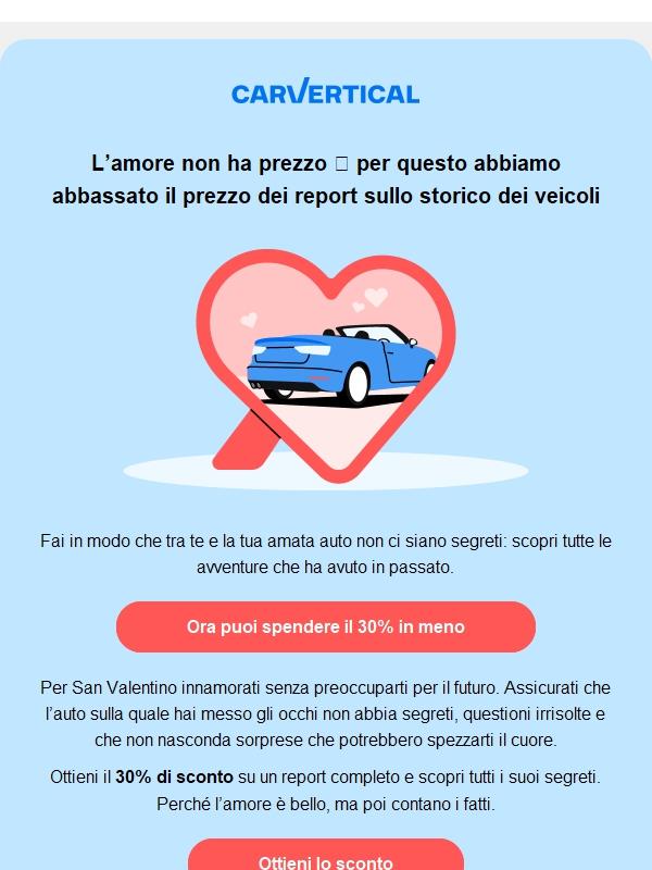 La tua idea dell’ultimo minuto per San Valentino 💌