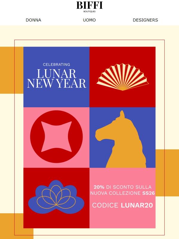 L'anno del Cavallo di Fuoco: 20% di sconto sulla SS26