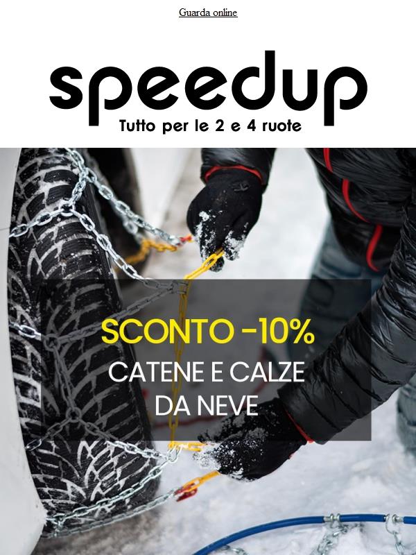 Pronto per la montagna? Catene e Calze da neve in offerta speciale