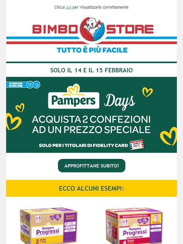 ⏰ Pampers e Cosmesi il 14 e 15.02!