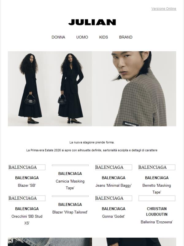 NUOVA STAGIONE | Una nuova silhouette