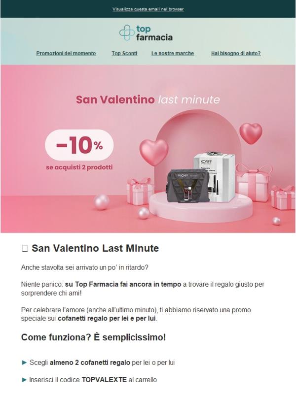 ⏰ San Valentino last minute? Sei ancora in tempo