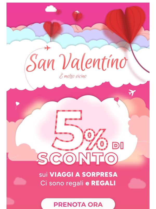 Questo San Valentino, regala un viaggio a sorpresa in Europa con FlyKube