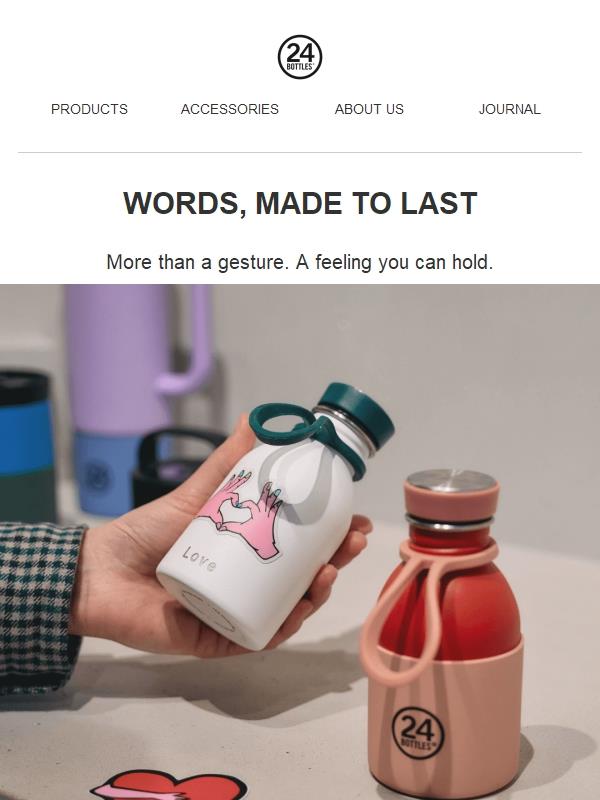 💘 Don’t miss your chance: engrave a message that stays.