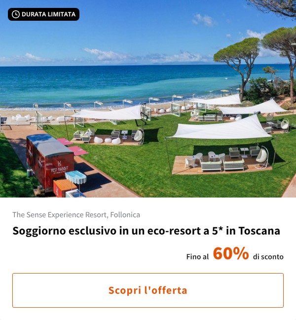 Soggiorno esclusivo in un eco-resort a 5* in Toscana