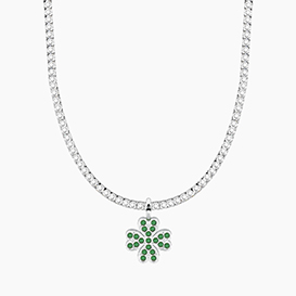 Collana MILLELUCI  con ciondolo QUADRIFOGLIO