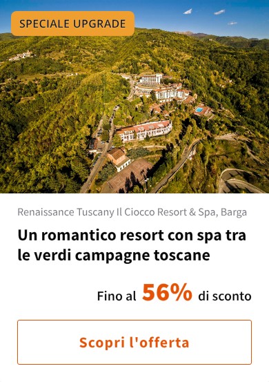Un romantico resort con spa tra le verdi campagne toscane