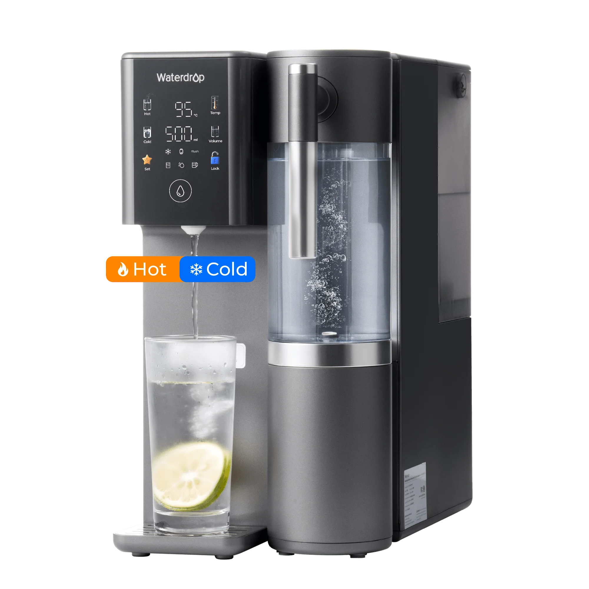 Image of Waterdrop Reverse Osmosis Hot Cold Water Dispenser,  A2