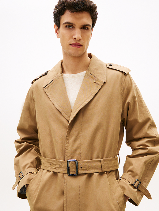 Trench relaxed fit smart casual