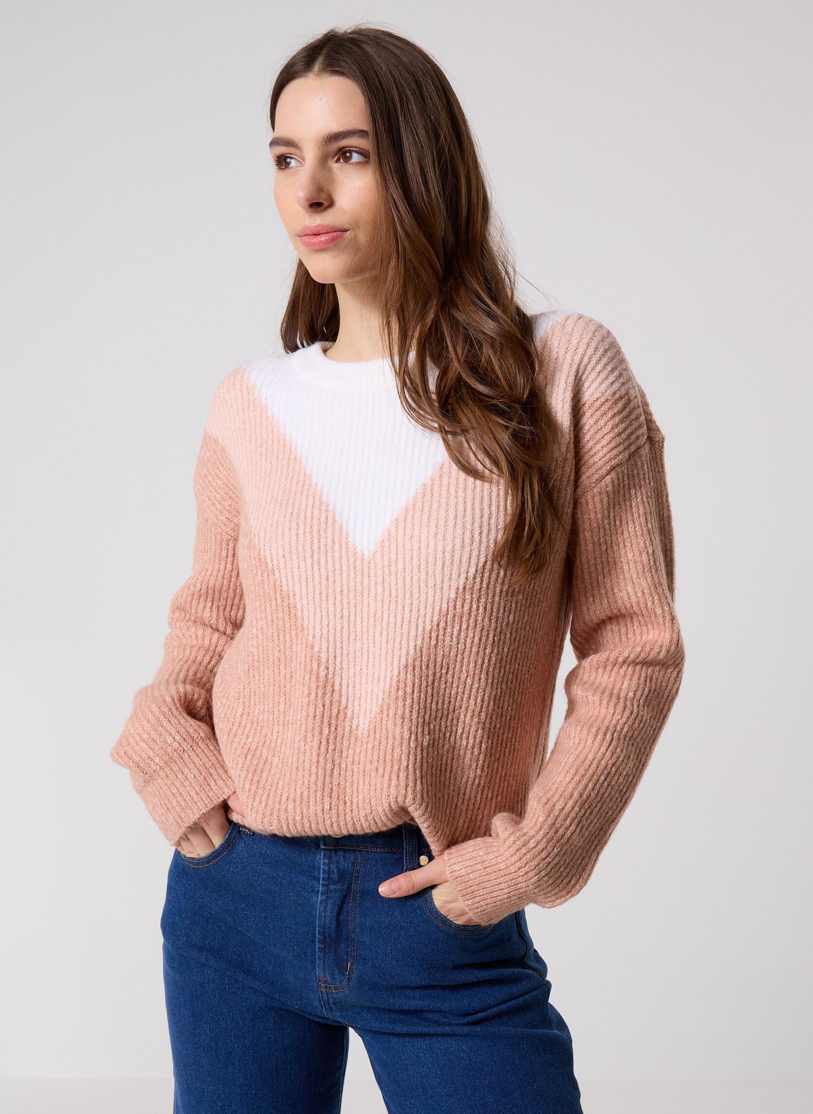 MADE BY Maglioni Maglione intrecciato & jacquard - MJACKY donna rosa