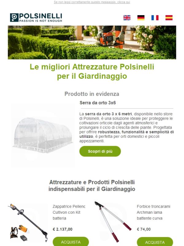 La primavera sta arrivando: scopri gli attrezzi da giardinaggio Polsinelli!🌸