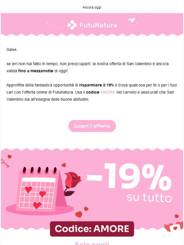 -19% per San Valentino 💕