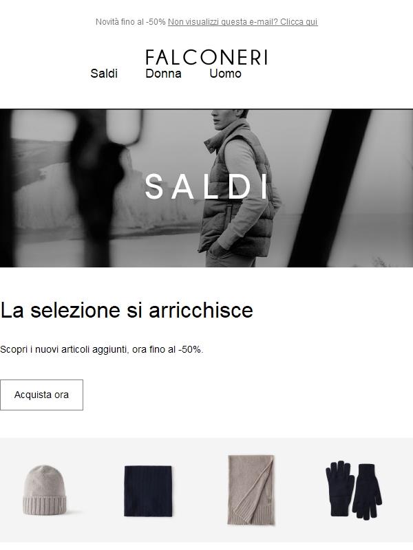 Saldi | Nuovi articoli aggiunti alla selezione