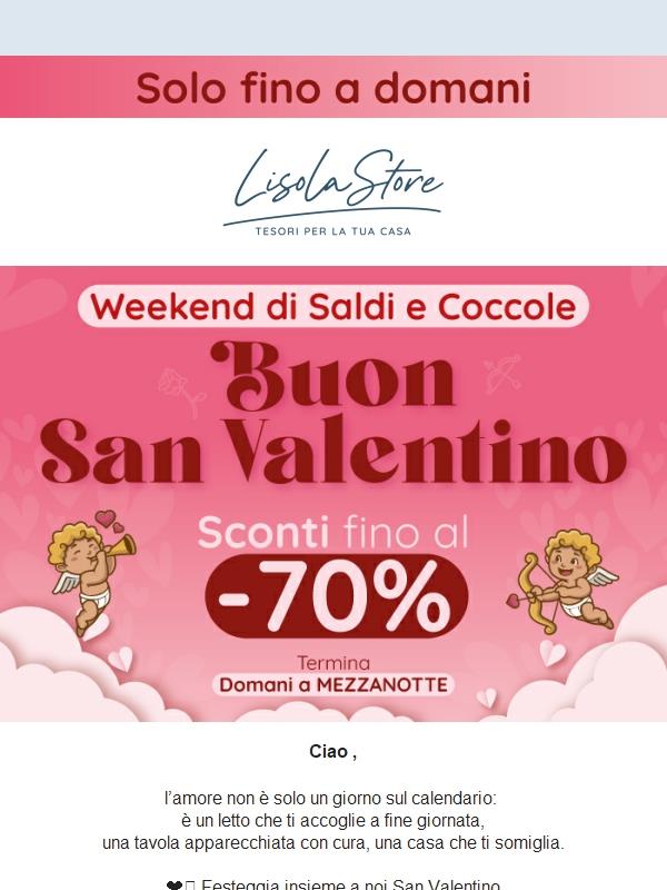❤️ Festeggia insieme a noi San Valentino: fantastici sconti ti aspettano