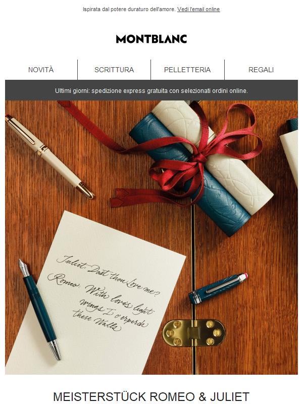 Festeggia San Valentino con la Meisterstück Romeo & Juliet