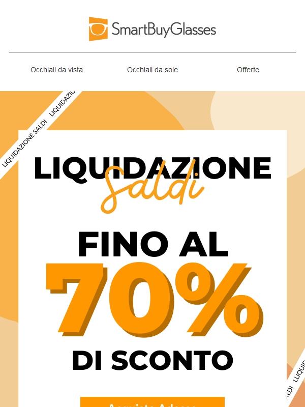 Grandi risparmi clearance: fino a -70 %