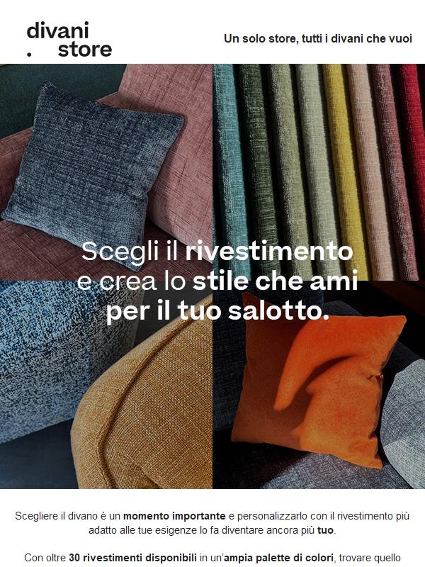 Scegli il rivestimento perfetto per il tuo divano e risparmia 25€🛋️