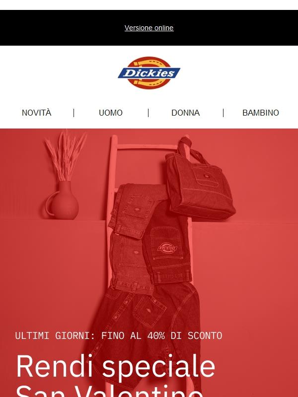 Un regalo per San Valentino: sconti fino al 40% ❤️