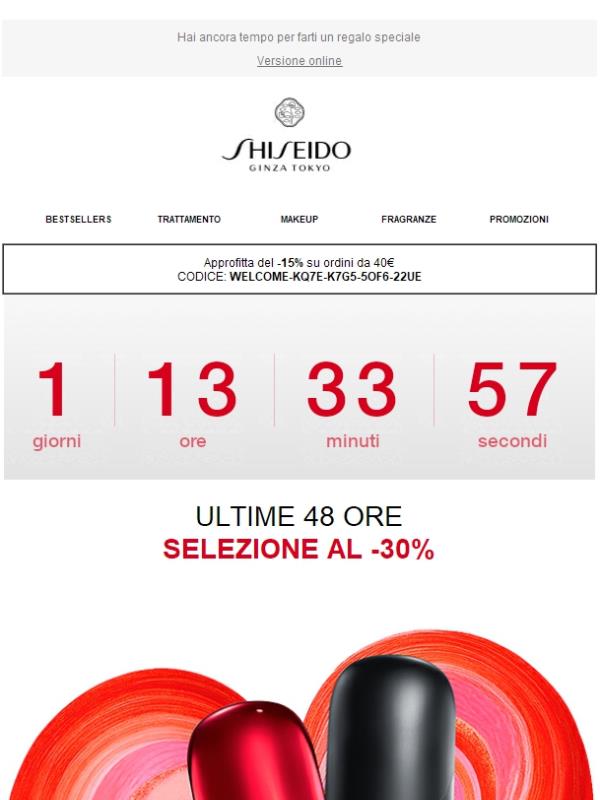 Ultimi 2 giorni con sconti fino al 30%!