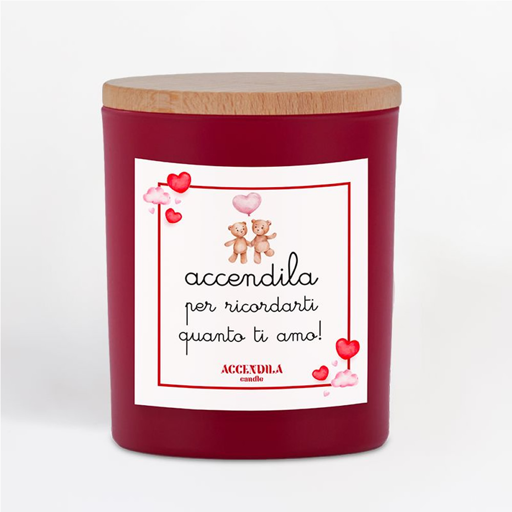 Image of CANDELA TI AMO SPICY LOVE ACCENDILA CANDLE