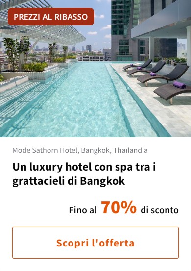 Un luxury hotel con spa tra i grattacieli di Bangkok