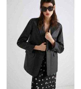 blazer-in-pelle-nera-icone
