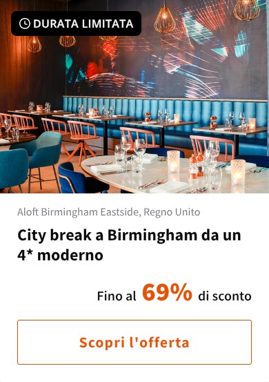 City break a Birmingham da un 4* moderno