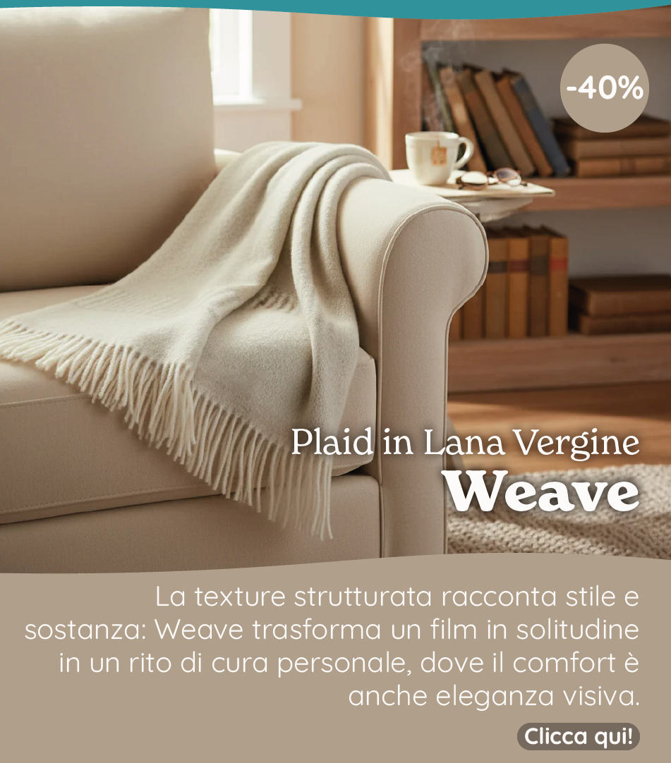 Plaid in Lana Vergine - Weave