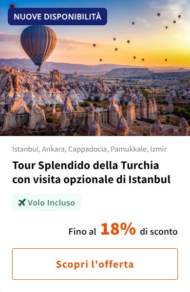 Tour Splendido della Turchia con visita opzionale di Istanbul