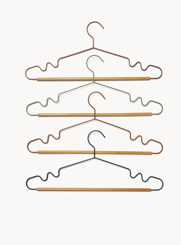 Set di 8 grucce multicolor