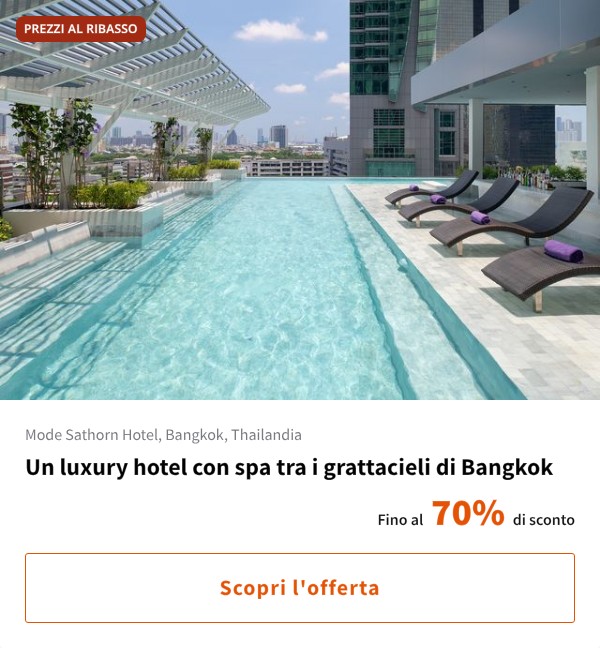 Un luxury hotel con spa tra i grattacieli di Bangkok