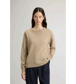 maglione-girocollo-in-misto-beige